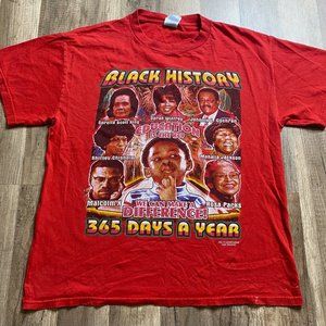 Vintage 90s Black History Month 356 Days Rap  Tee